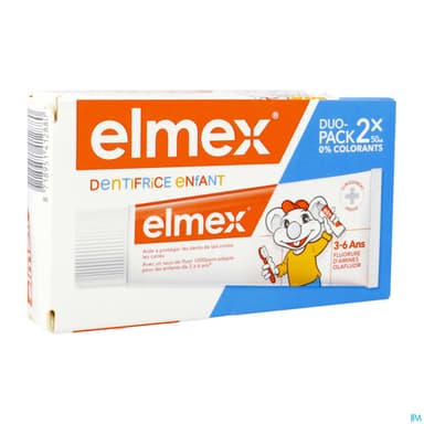 ELMEX DENT ENFANT 3-6ANS 50MLX2