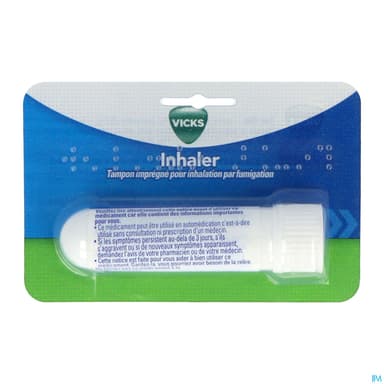 Vicks Inhaler Tampon Impregne Pour Inhalation