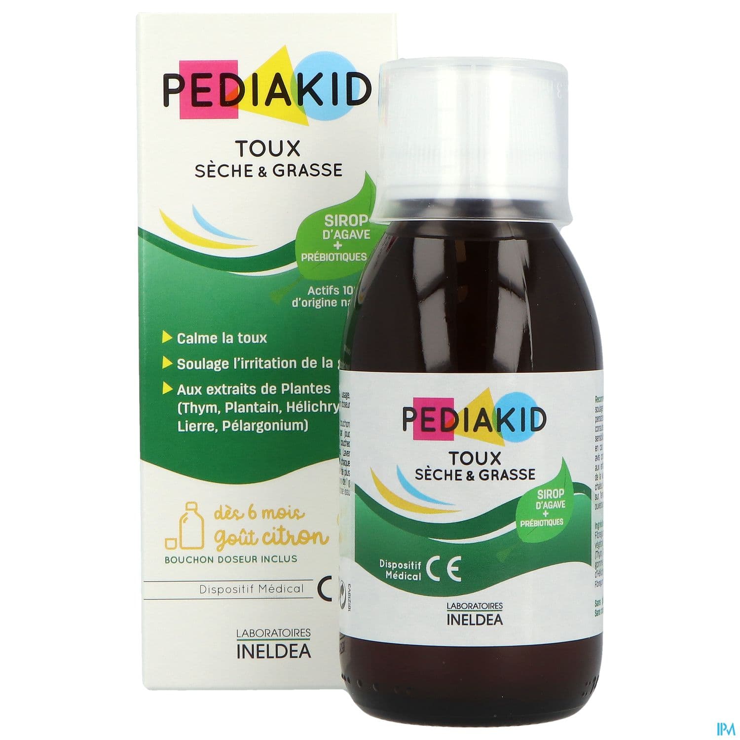 PEDIAKID TOUX SECHE/GRASS SP 125ML