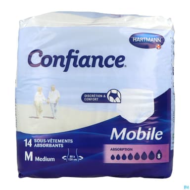Hartmann Confiance Mobile Absorption 8 Slip Absorbant M 14
