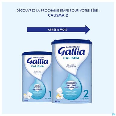 GALLIA CALISMA 1 LAIT PDR 830G