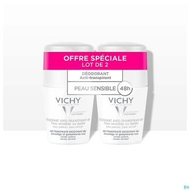 VICHY DEOD P/SENS BILLE 50MLX2