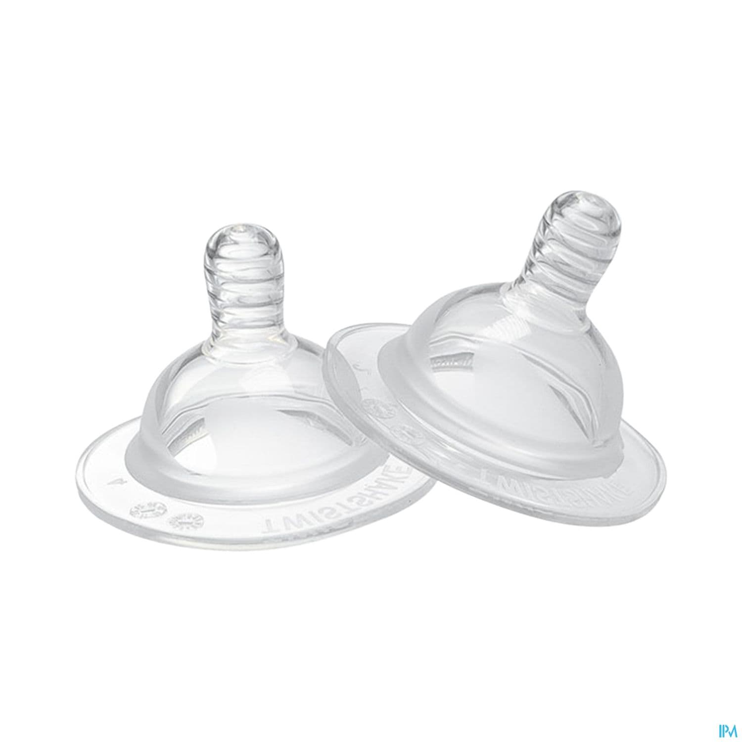 Twistshake Tetine Silicone Anticolique +4m Debit l X2