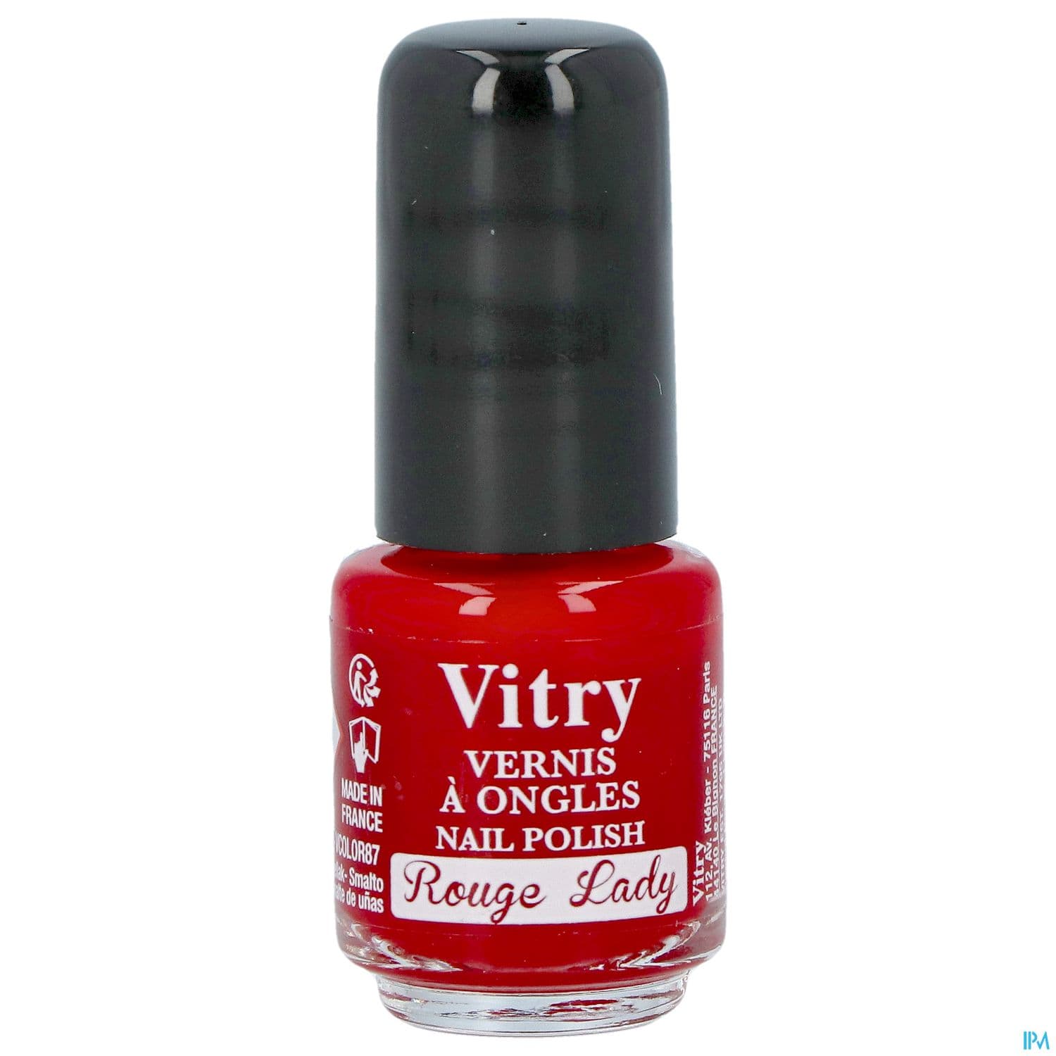 Vitry Vernis Ongles Rouge Lady Mini 4ml