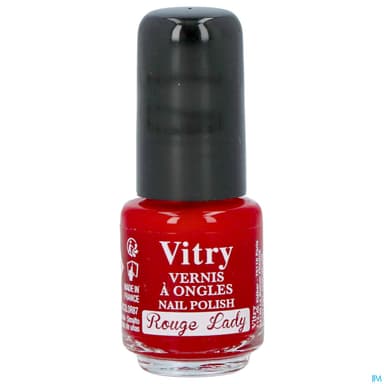 Vitry Vernis Ongles Rouge Lady Mini 4ml