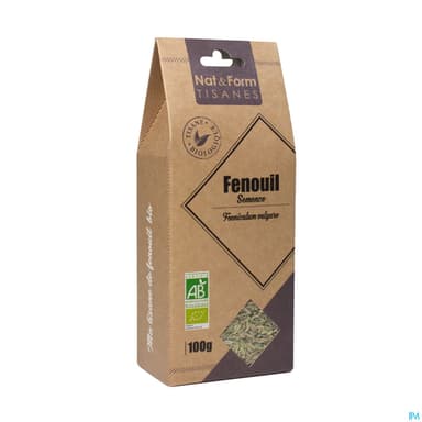 NAT&FORM TIS FENOUIL SEM BIO 100G