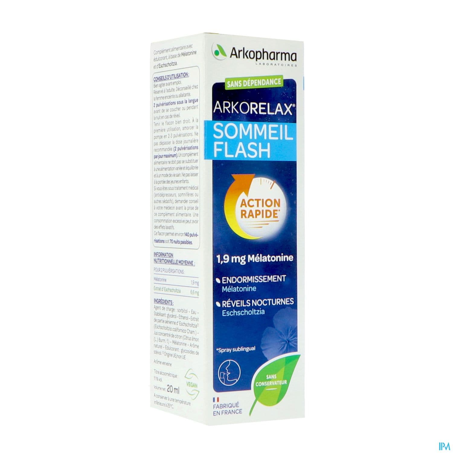 ARKORELAX SOMMEIL FLASH SPR 20ML