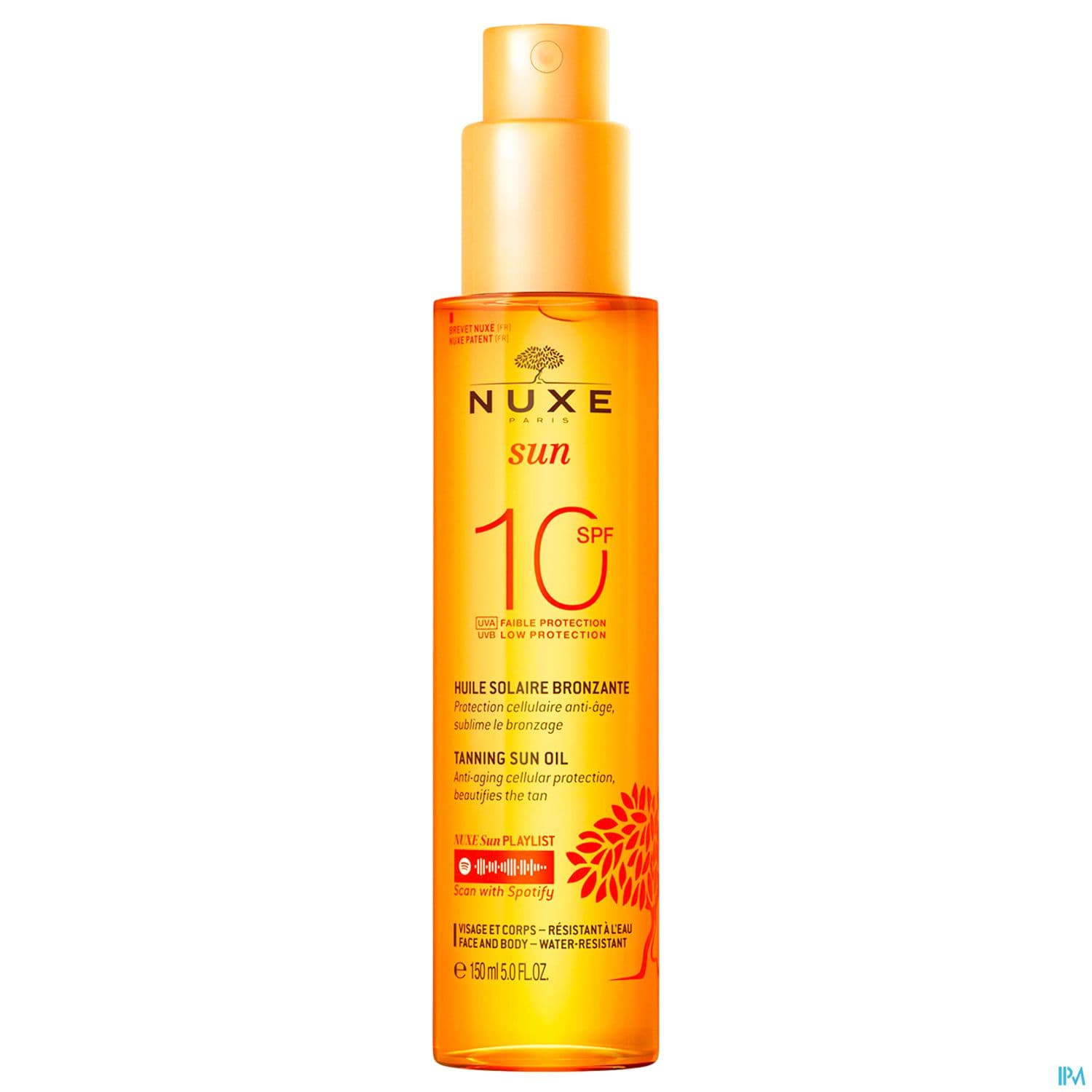 NUXE SUN HLE BRONZ SPF10 150ML