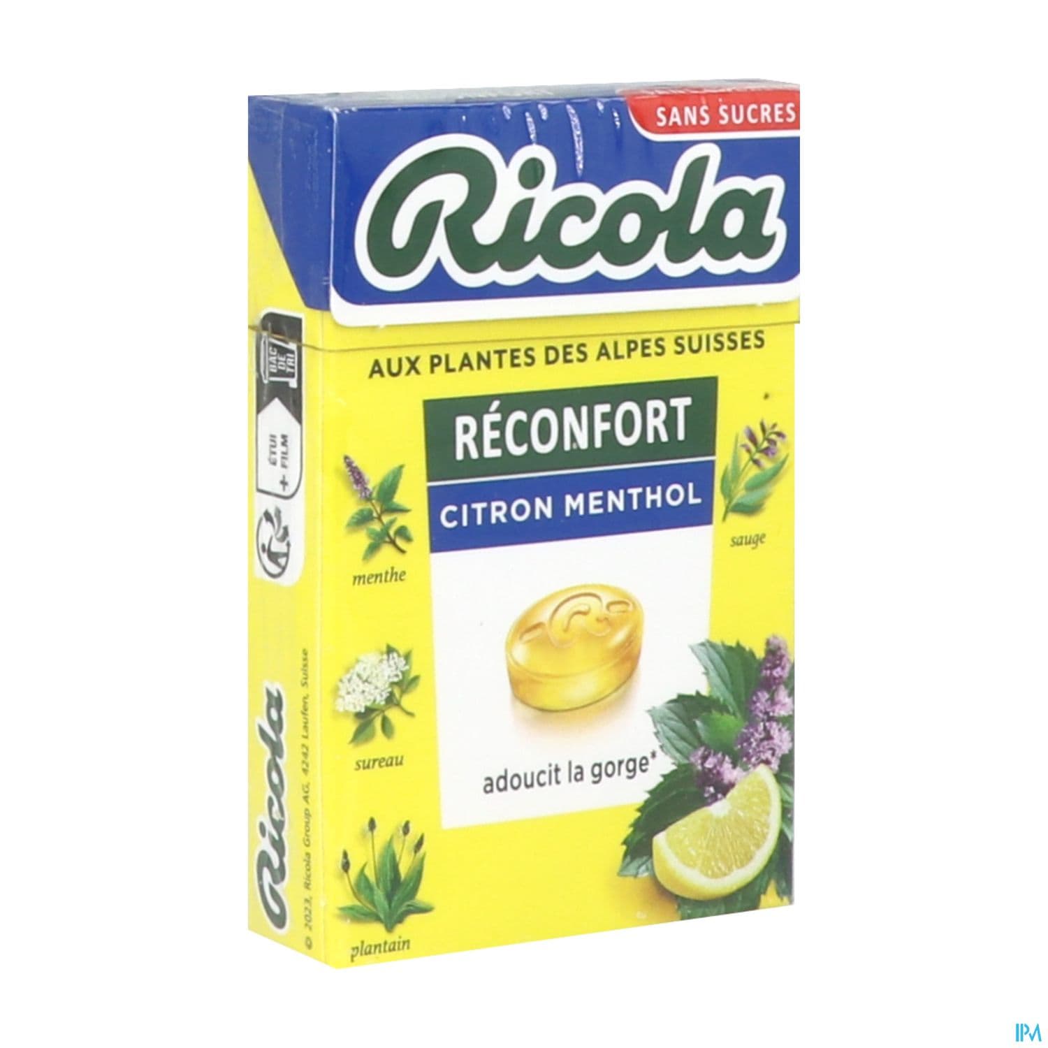 RICOLA RECONFORT CITRON MENT 50G
