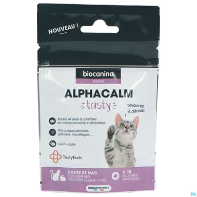 ALPHACALM TASTY CHAT BOUCHEE 30