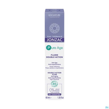 JONZAC PURE AGE FLUI DBLE ACT 40ML