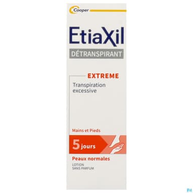 Cooper Etiaxil Detranspirant Pieds Lotion Peaux Normales 100ml