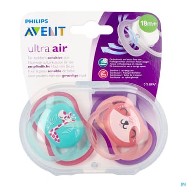 SUCET AVENT ULT AIR MIX ANIM +18M.