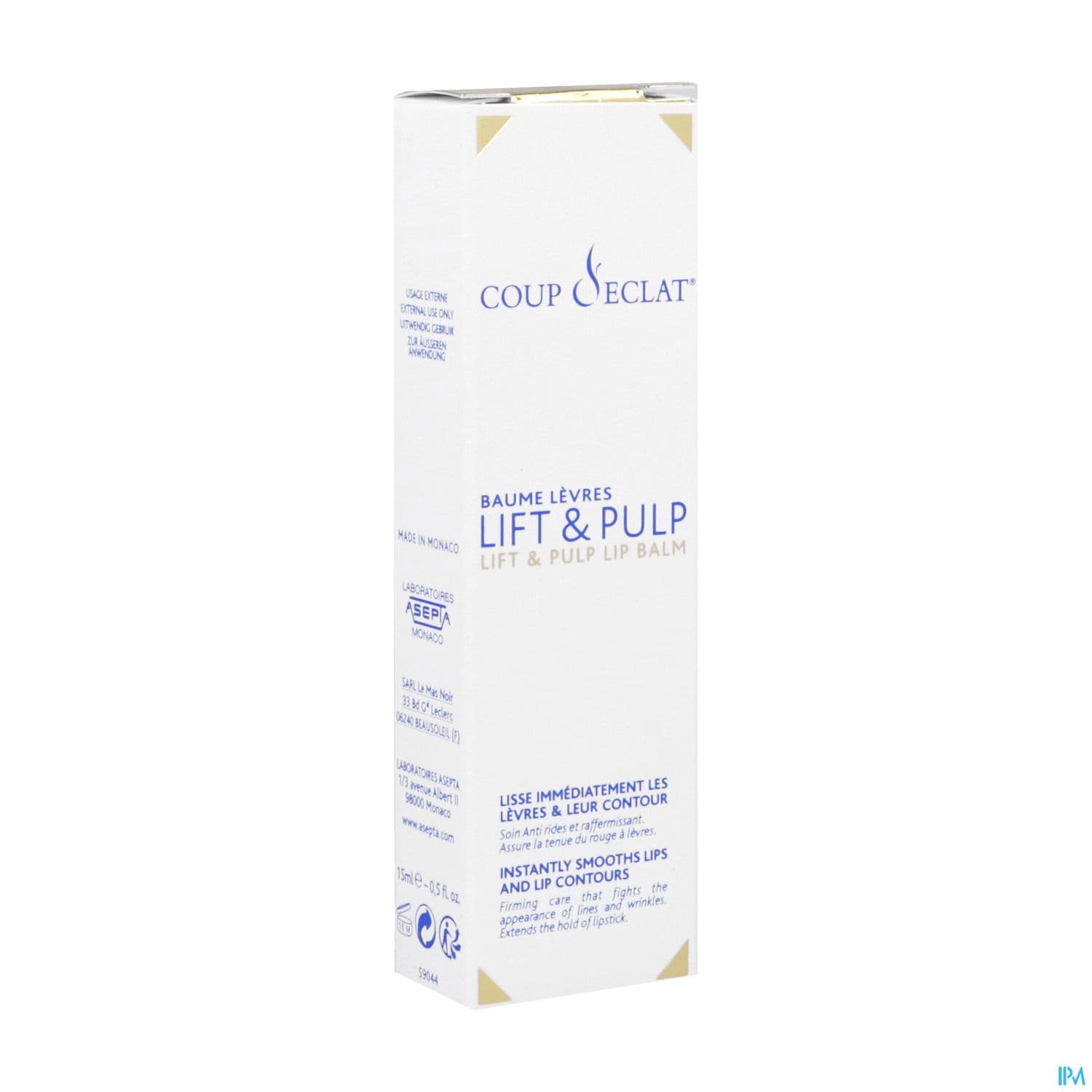 Coup D'eclat Baume Levres Lift Et Pulp 15ml