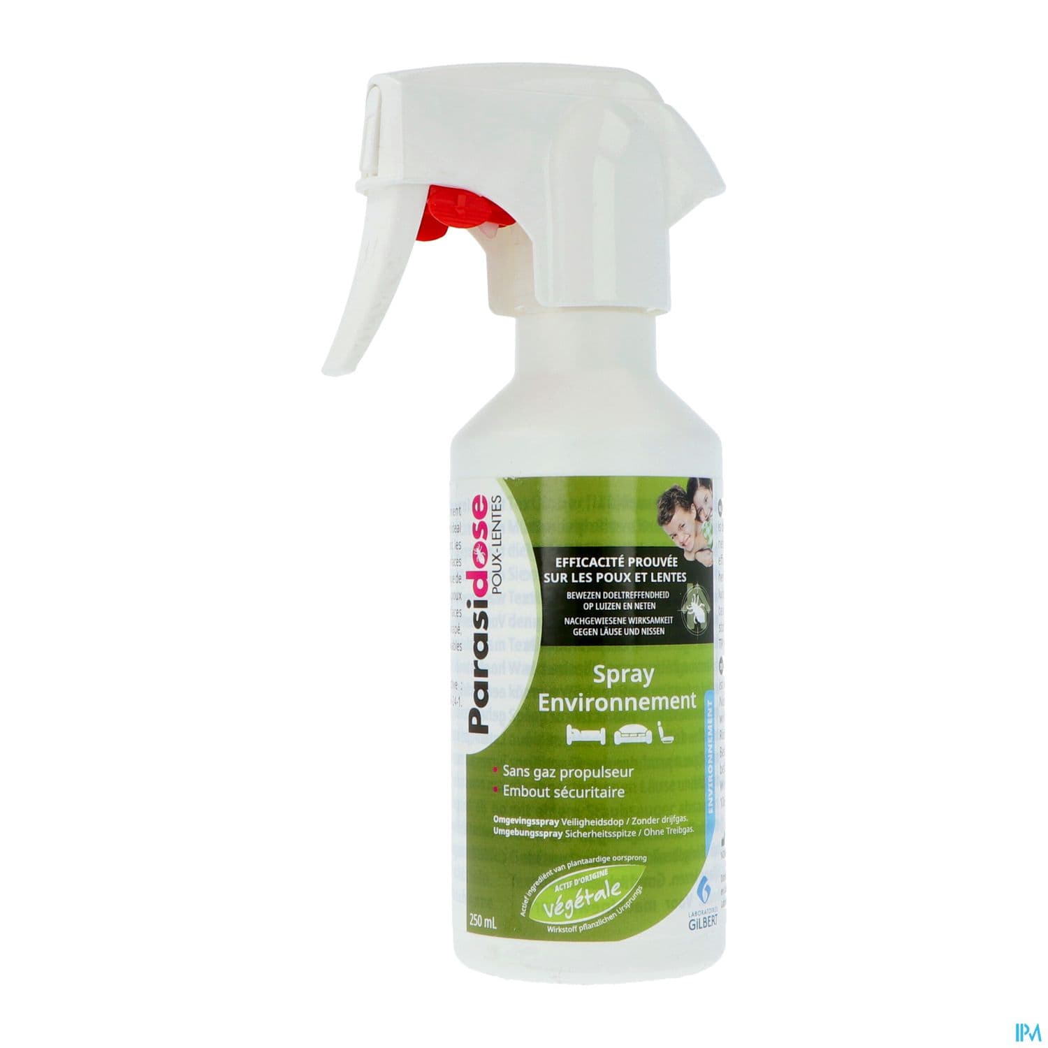 Laboratoires Gilbert Parasidose Poux Spray Environnement 3% Geraniol 250ml