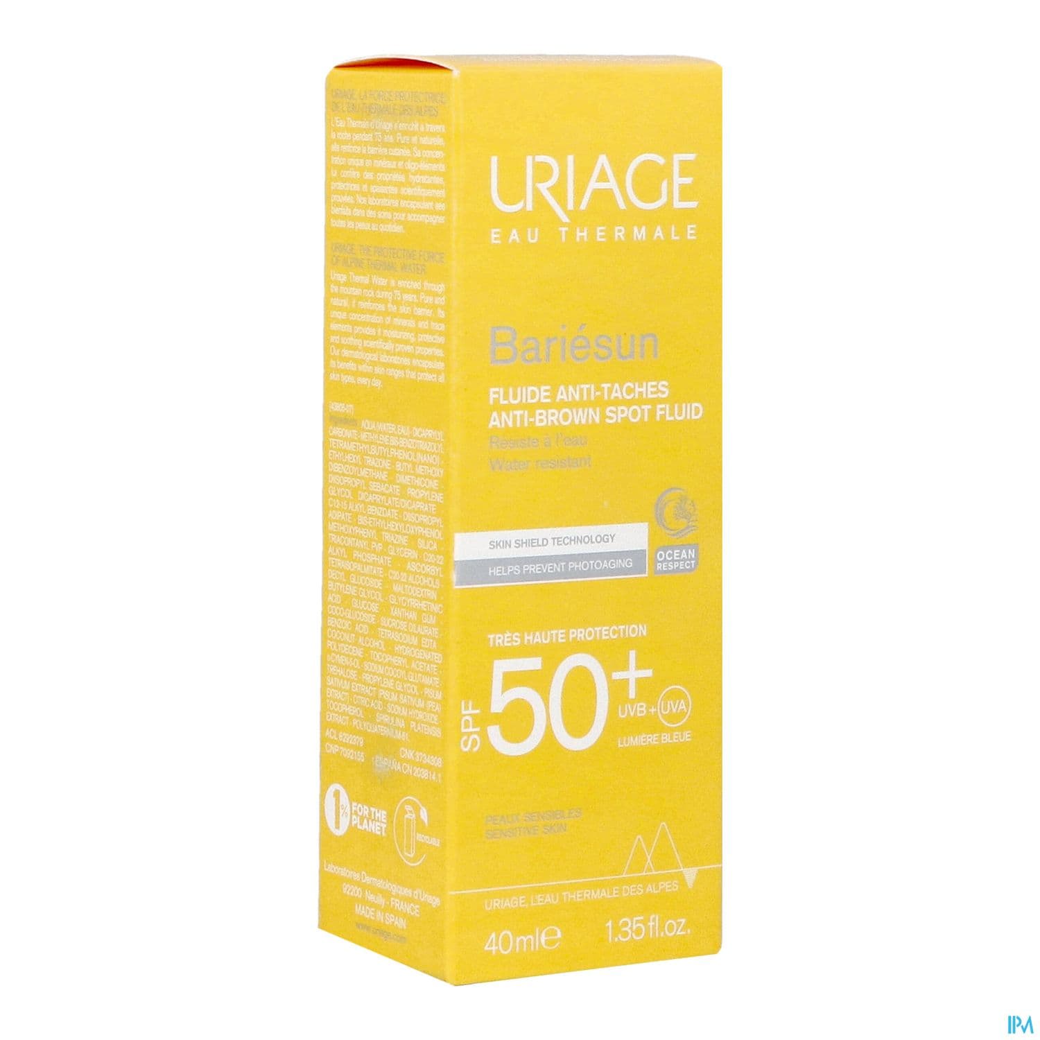 URIAGE BARIESUN FLUIDE A/TACH 40ML — Pharmacie Chartreuse