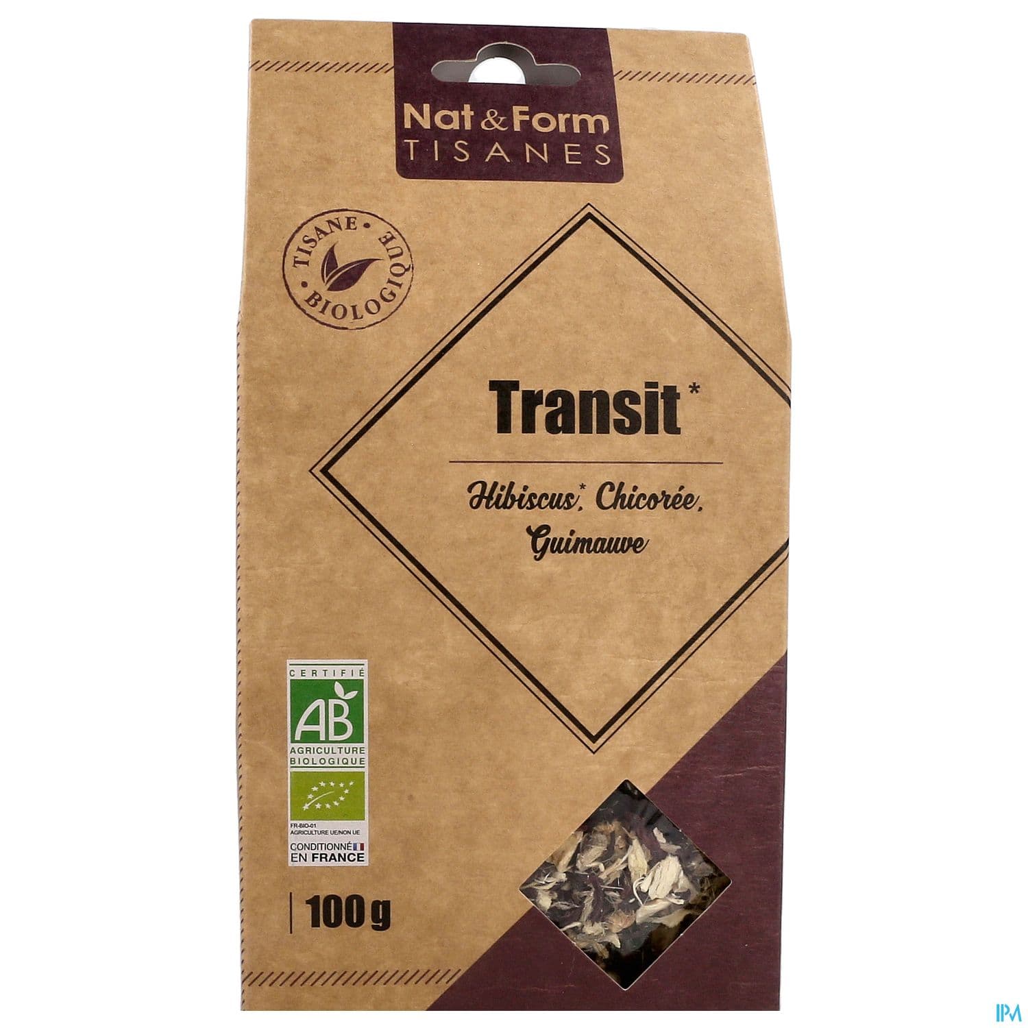 NAT&FORM TIS TRANSIT BIO 100G