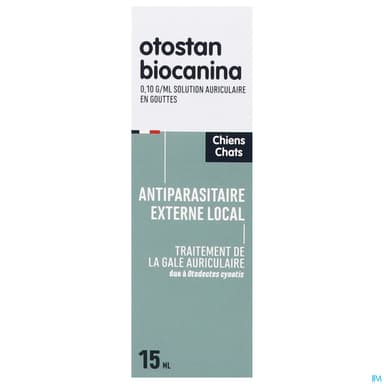 BIOCANINA OTOSTAN GTT AURIC 15ML