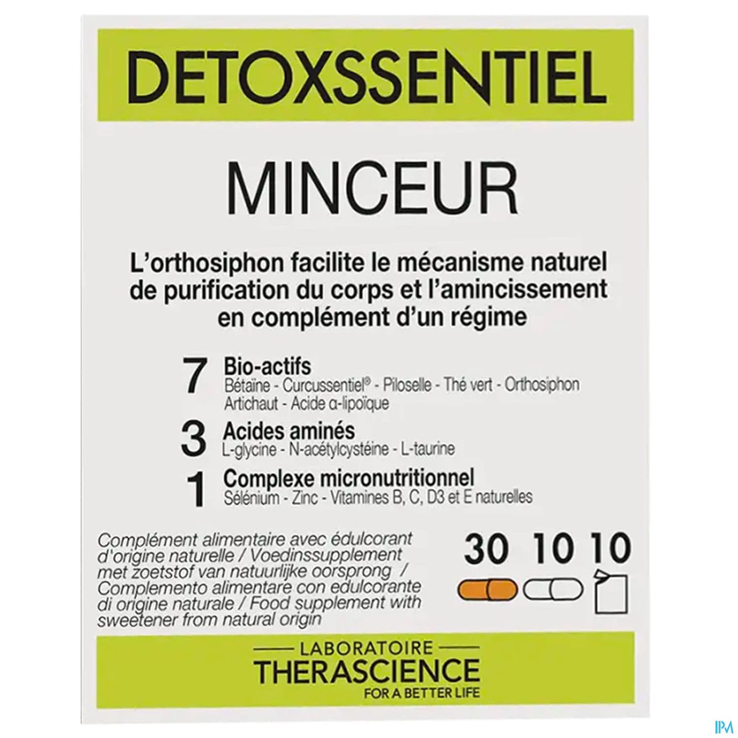 Therascience Detoxssentiel Minceur Gelule 40 + Sachet 10
