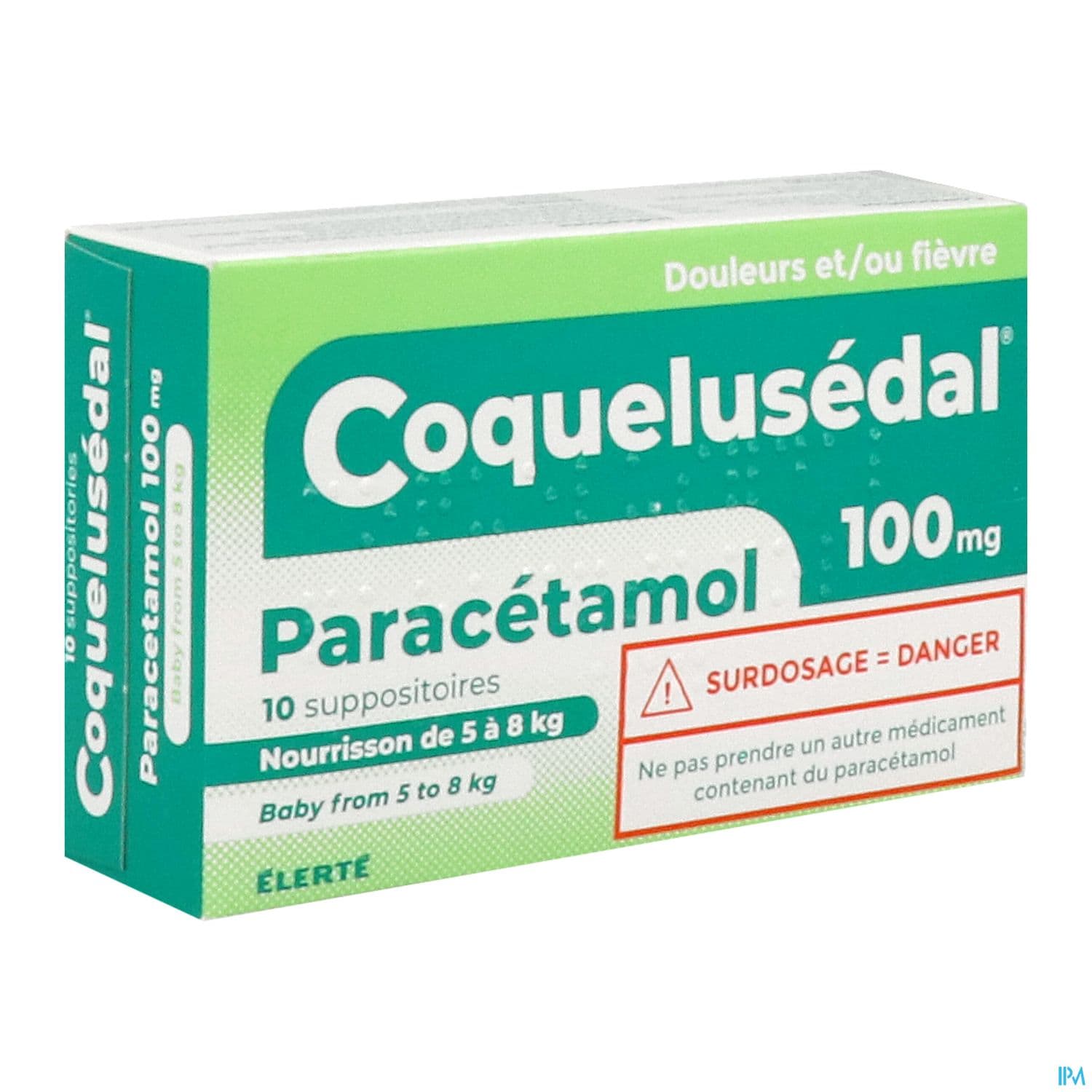 COQUELUSEDAL PARACET 100MG SUP 10