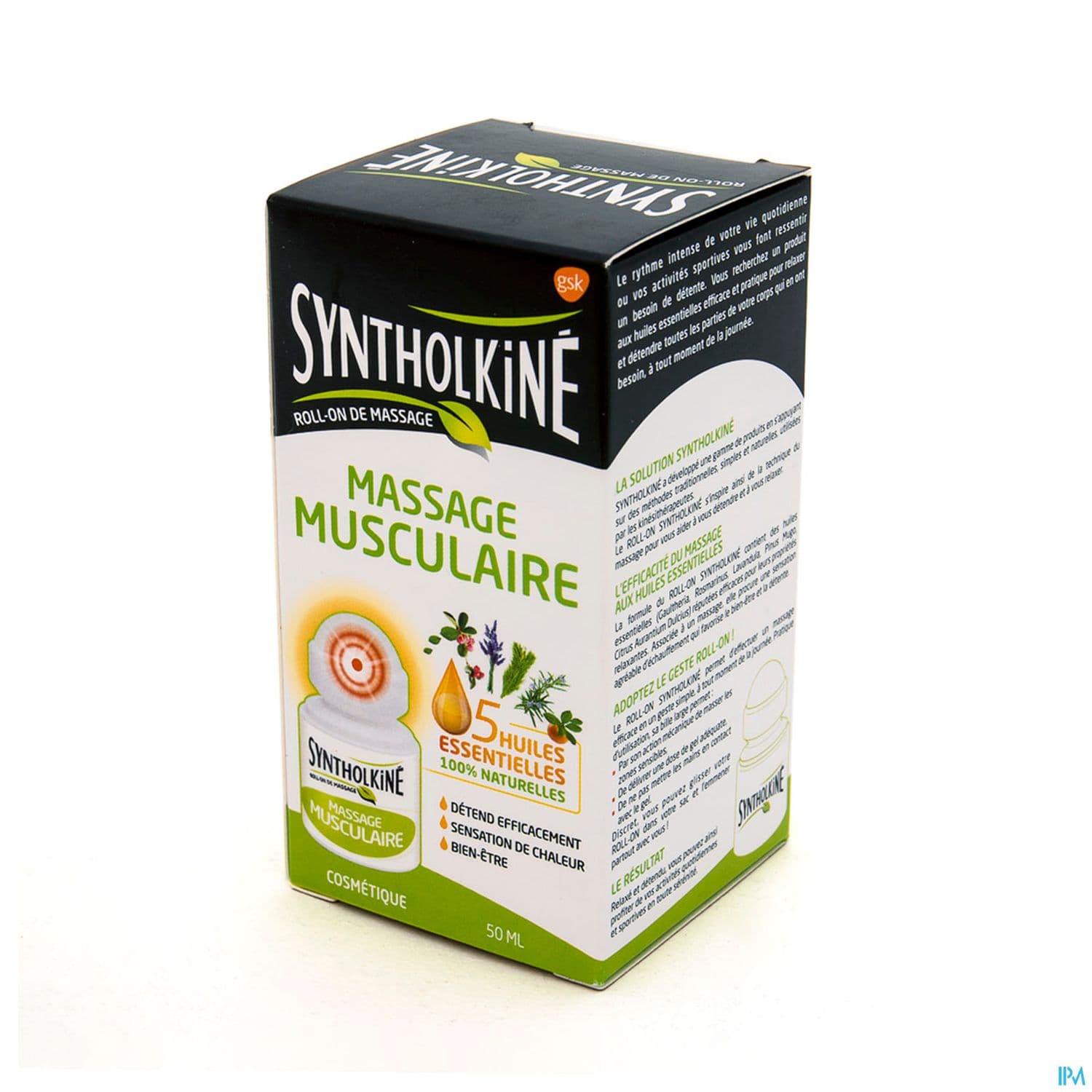 SYNTHOLKINE GEL ROLLON MASSAG 50ML