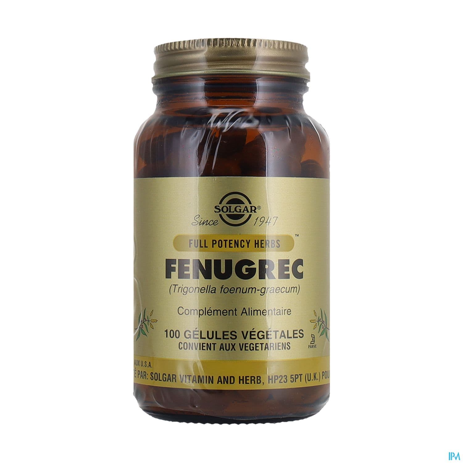 Solgar Full Potency Fenugrec Gelule Vegetale 100