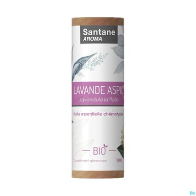 Santane Aroma Huile Essentielle Lavande Aspic Bio 10ml
