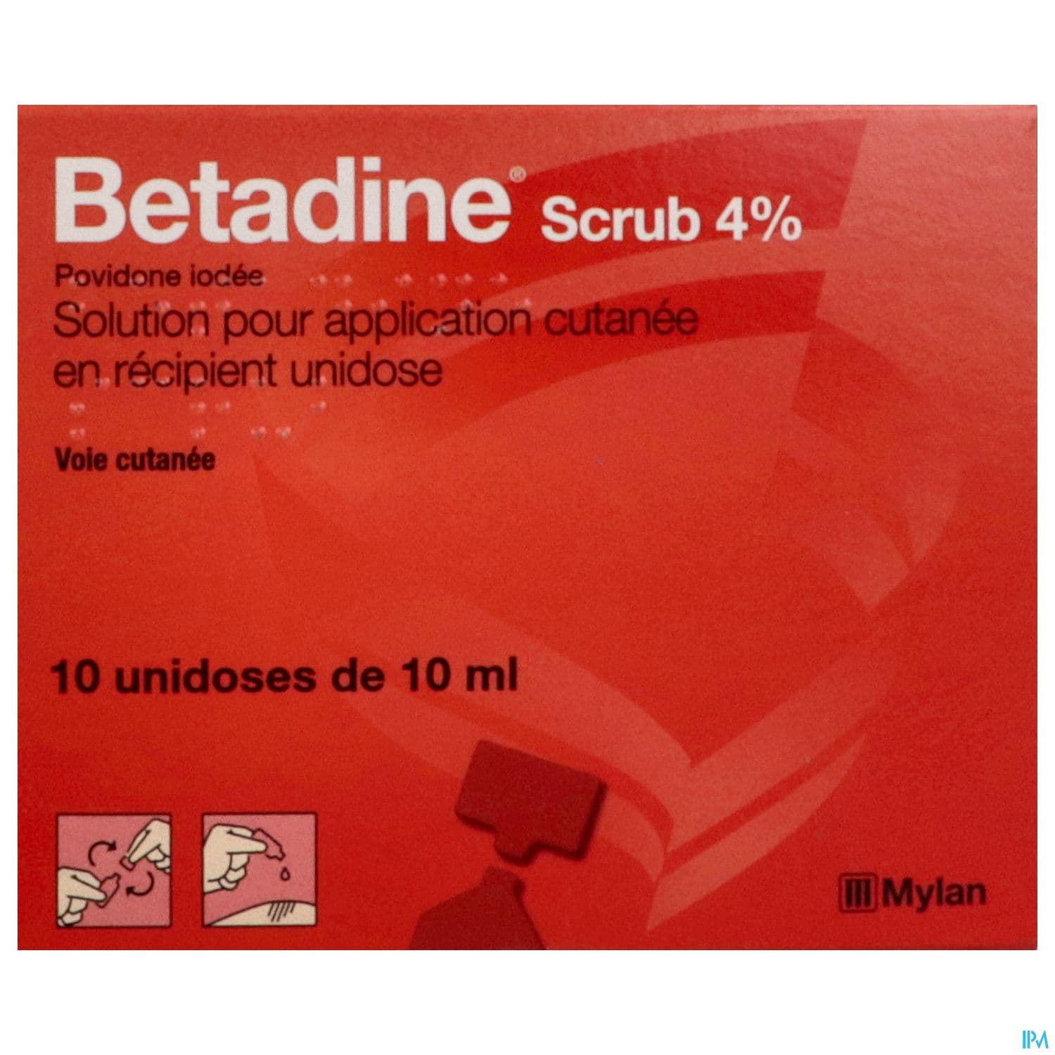 BETADINE SCRUB 4% 10ML 10