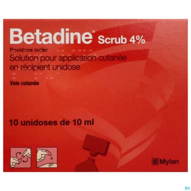BETADINE SCRUB 4% 10ML 10