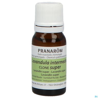 Pranarom Huile Essentielle Lavandin Super Sommite Fleurie 10ml
