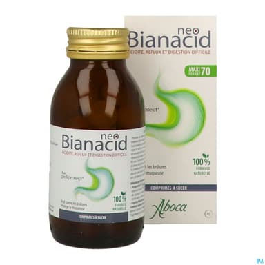 Aboca Neobianacid Acidite Reflux Comprime A Sucer 70