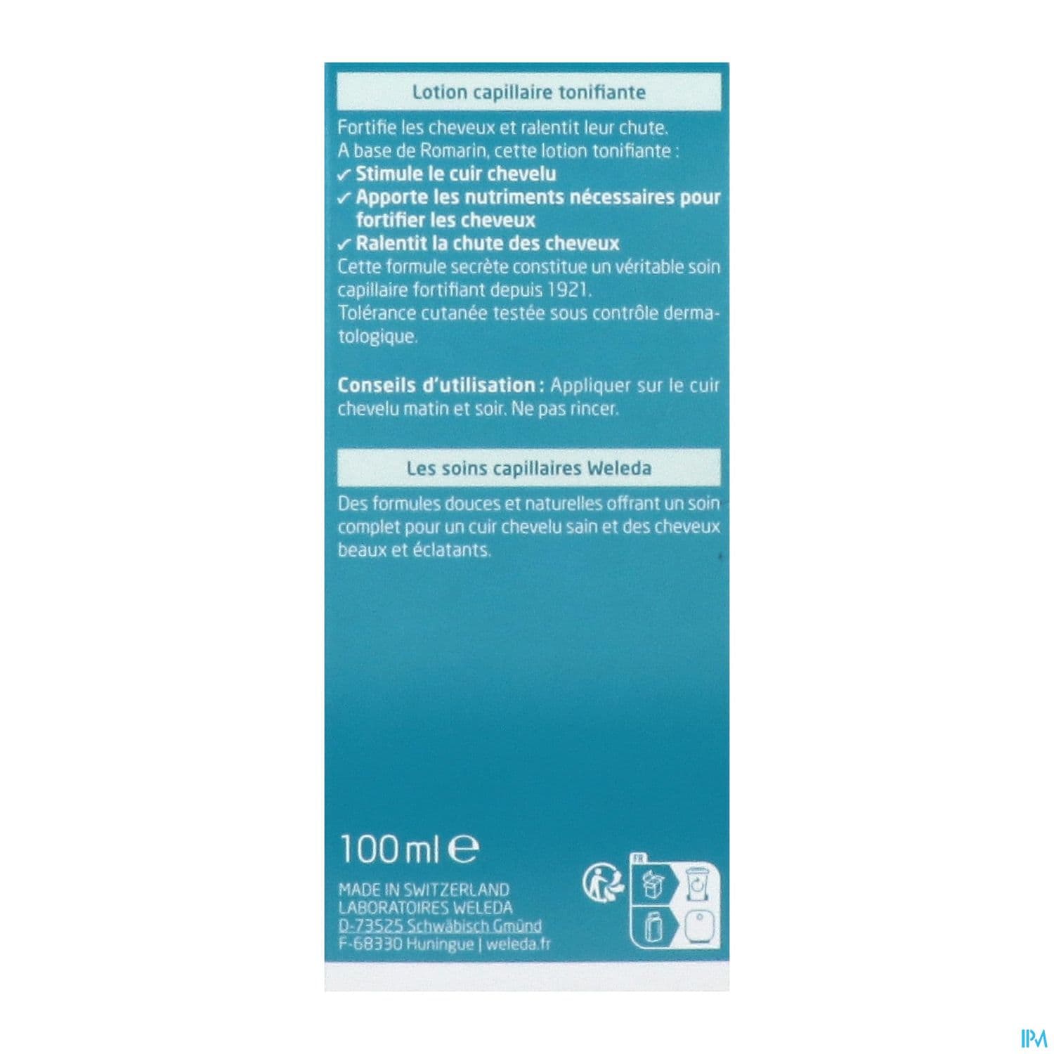 WELEDA LOT TONIFIANT CAPIL 100ML