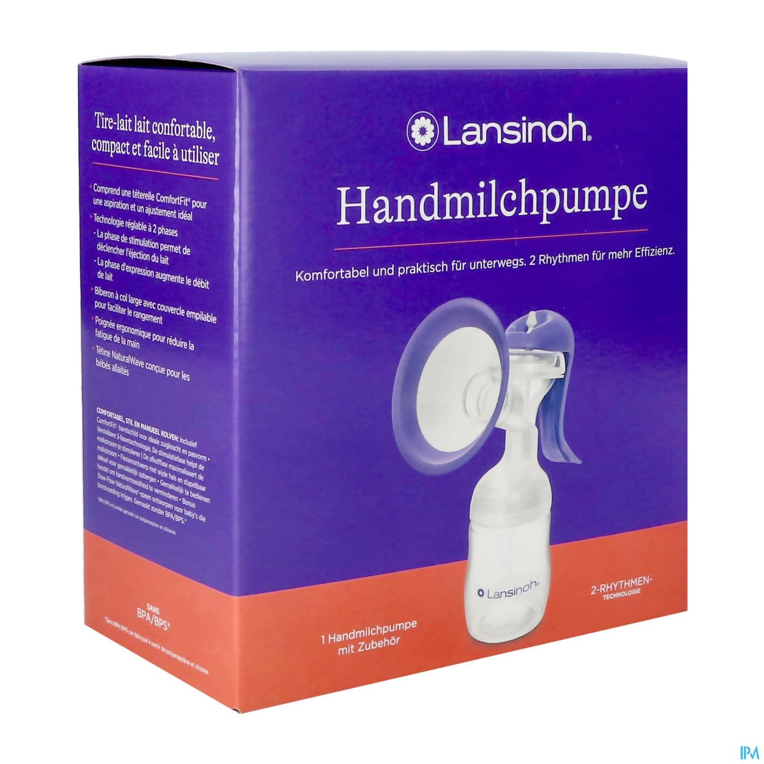Lansinoh Tire Lait Manuel + Biberon Sans Bisphenol A Sans Bisphenol S Unite