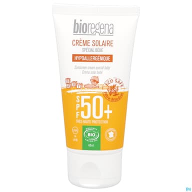 Bioregena Creme Solaire Bebe Spf50+ Bio 40ml
