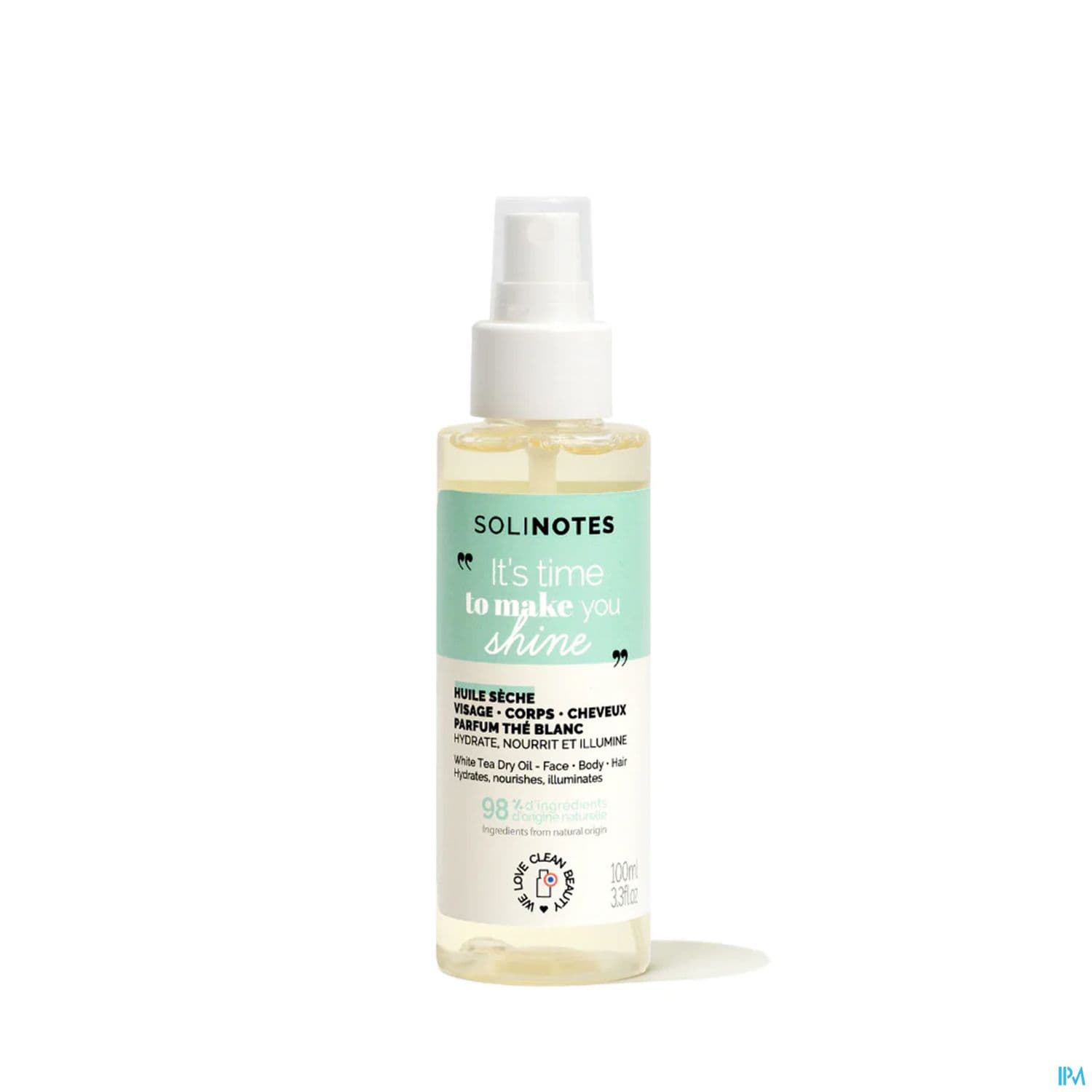 Solinotes Huile Seche The Blanc 100ml