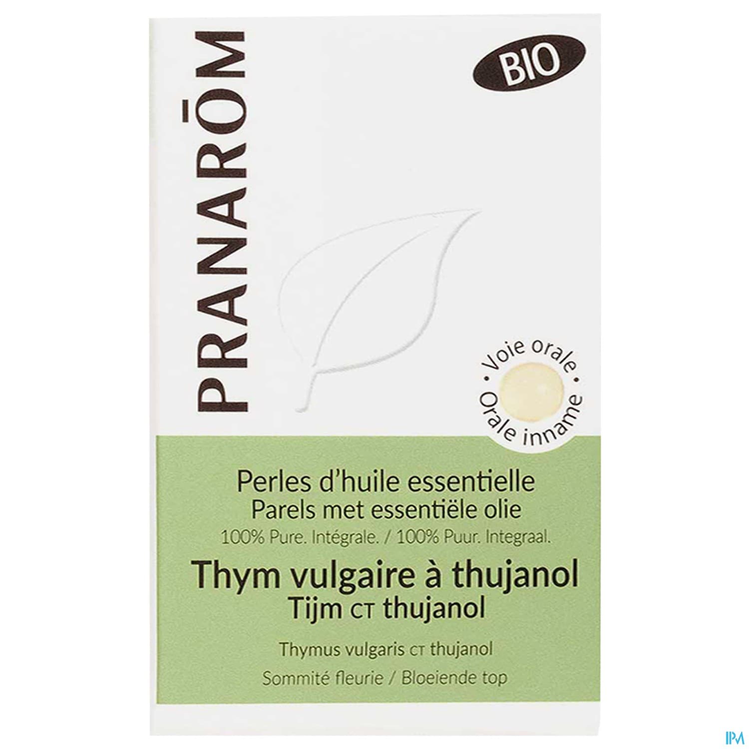 Pranarom Perles Huile Essentielle Bio Thym Vulgaire Ct Thujanol 60 Perles 100mg