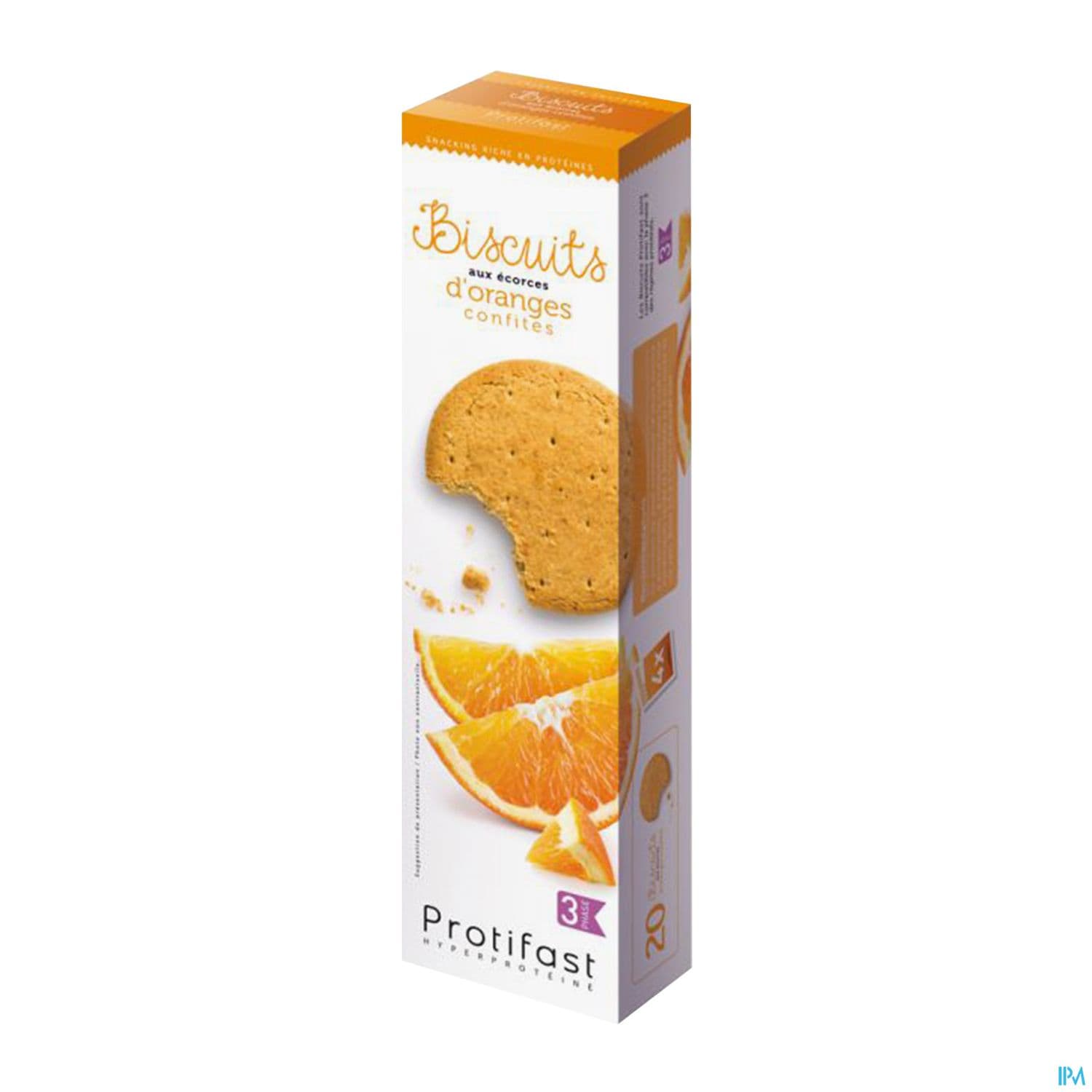 Protifast 4pm Biscuit Ecorce Orange X20