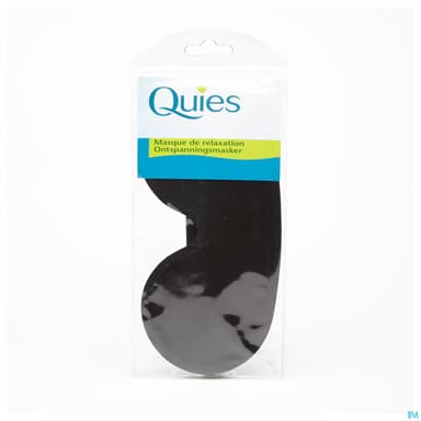 Quies Optik Masque Relaxation Occultant Noir