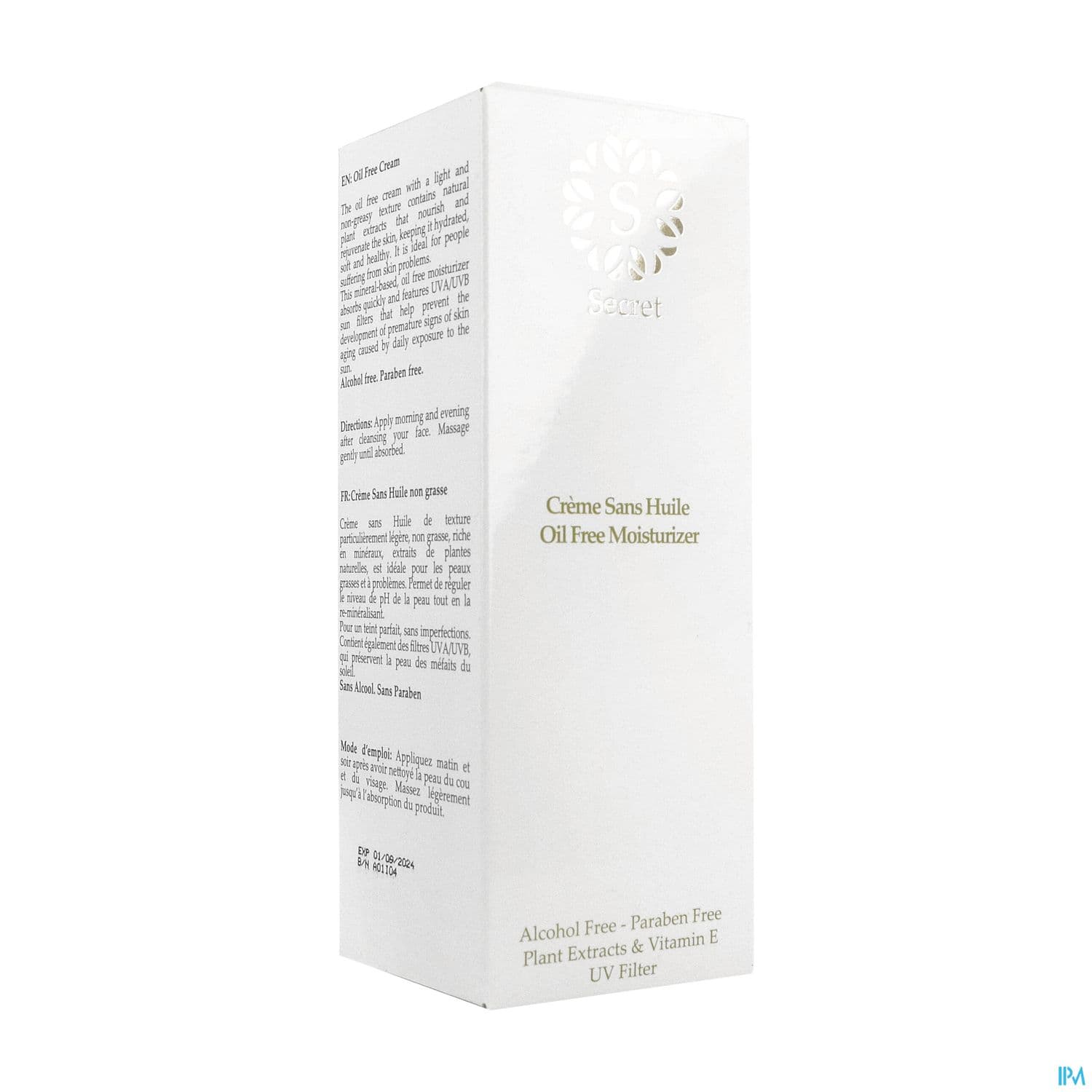 Pin Up Secret Creme Sans Huile Matifiante 50ml