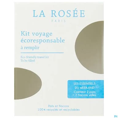 LA ROSEE KIT VOYAGE ECO POT/FLACON