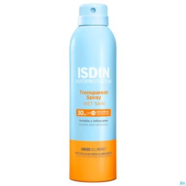 ISDIN TRANSP WET SKIN 30 SPR 250ML