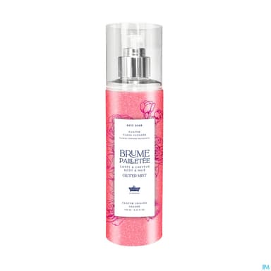 Les Petits Bains De Provence Brume Pailletee Nuit Rose Fleur Poudree 250ml
