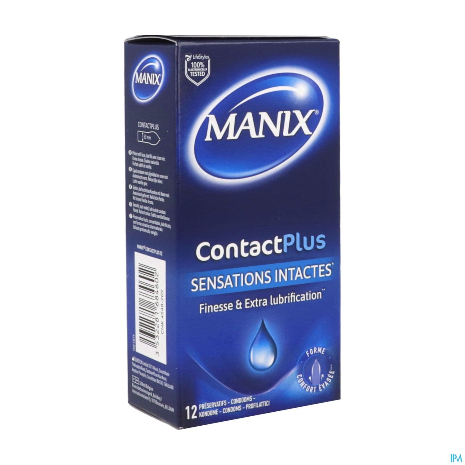 Manix Contact Plus Preservatif 12