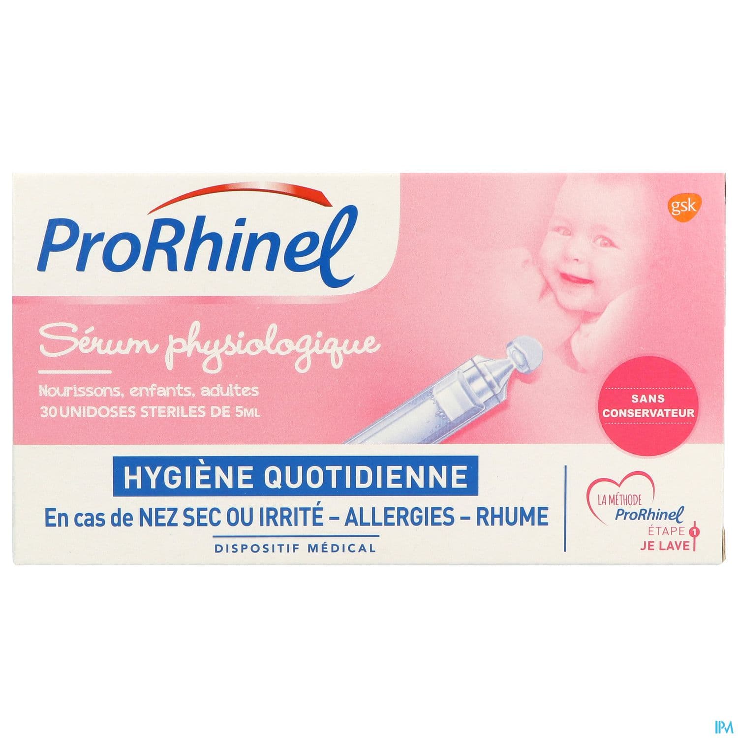 Prorhinel Serum Physiologique Unidose 5ml X30