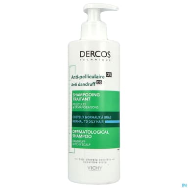 DERCOS DS SH A/PEL GRAS NORM 390ML