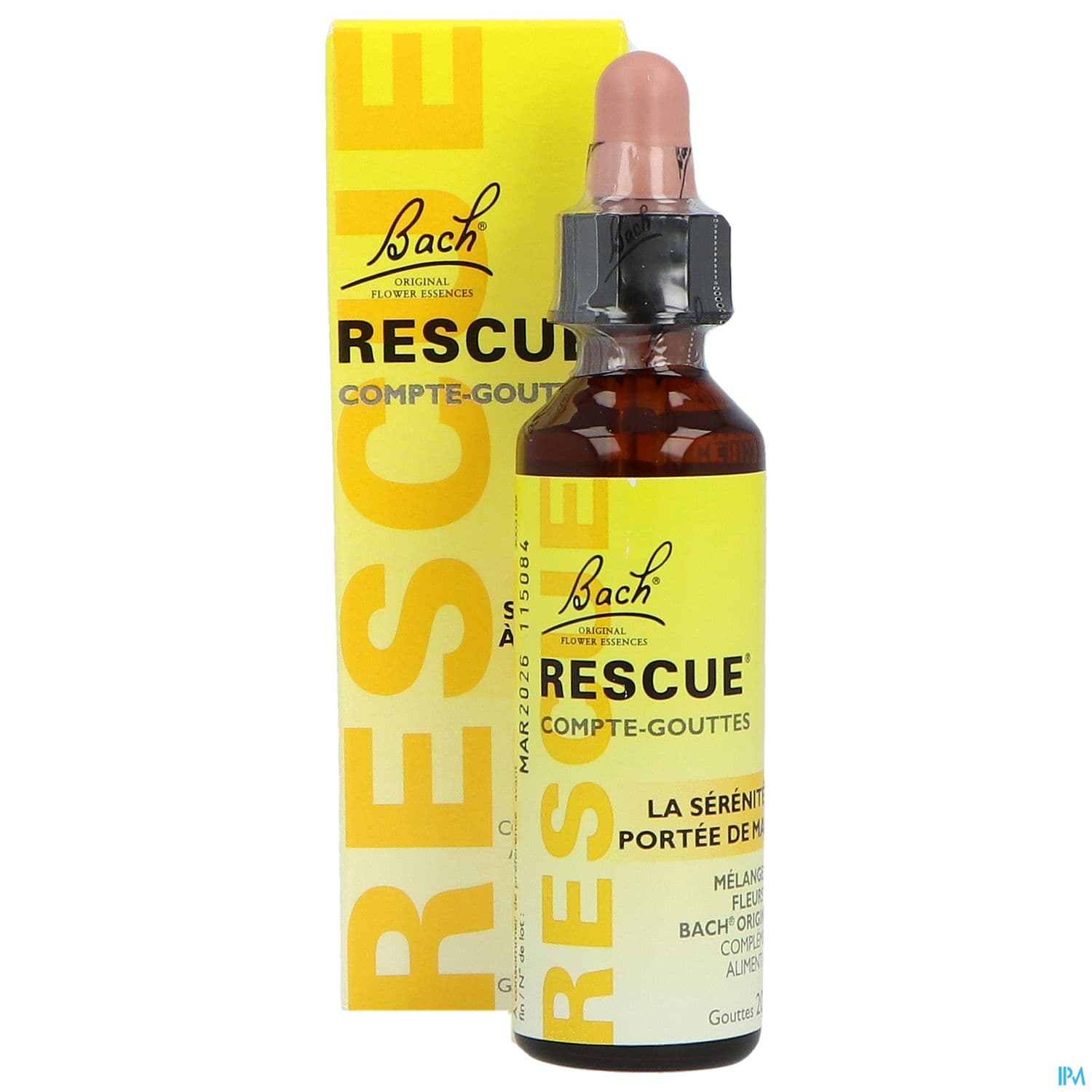 Rescue Bach Compte Gouttes 20ml