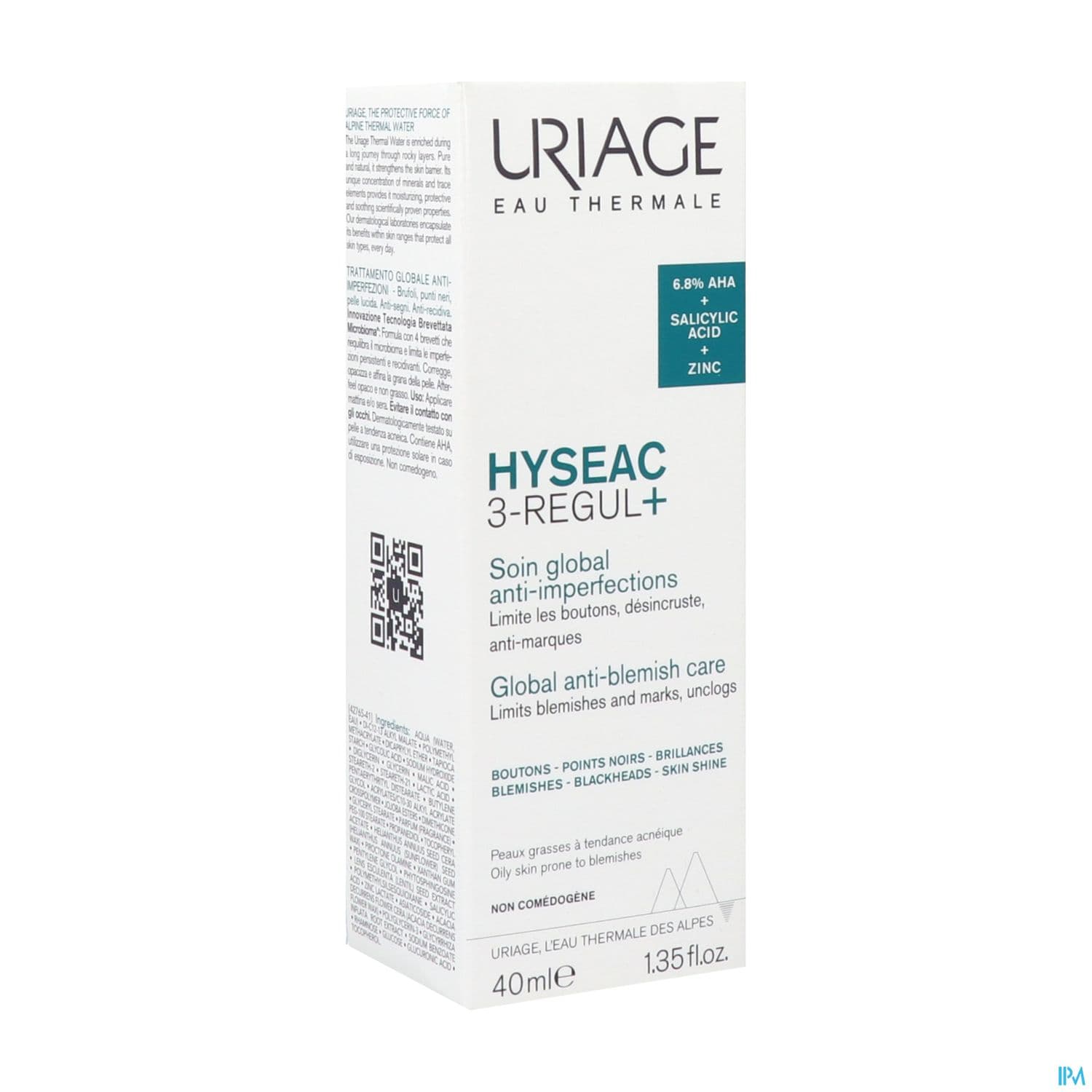 URIAGE HYSEAC 3-REGUL + 40ML