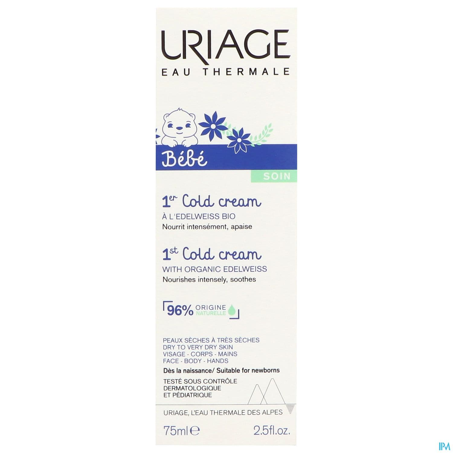 Uriage Bebe 1er Cold Cream Edelweiss Bio 75ml