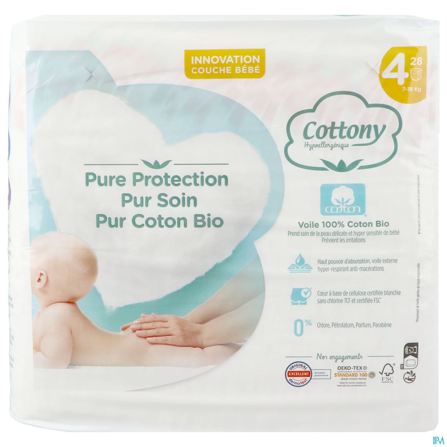 COTTONY COUCHE BB 7-18KG T4 28