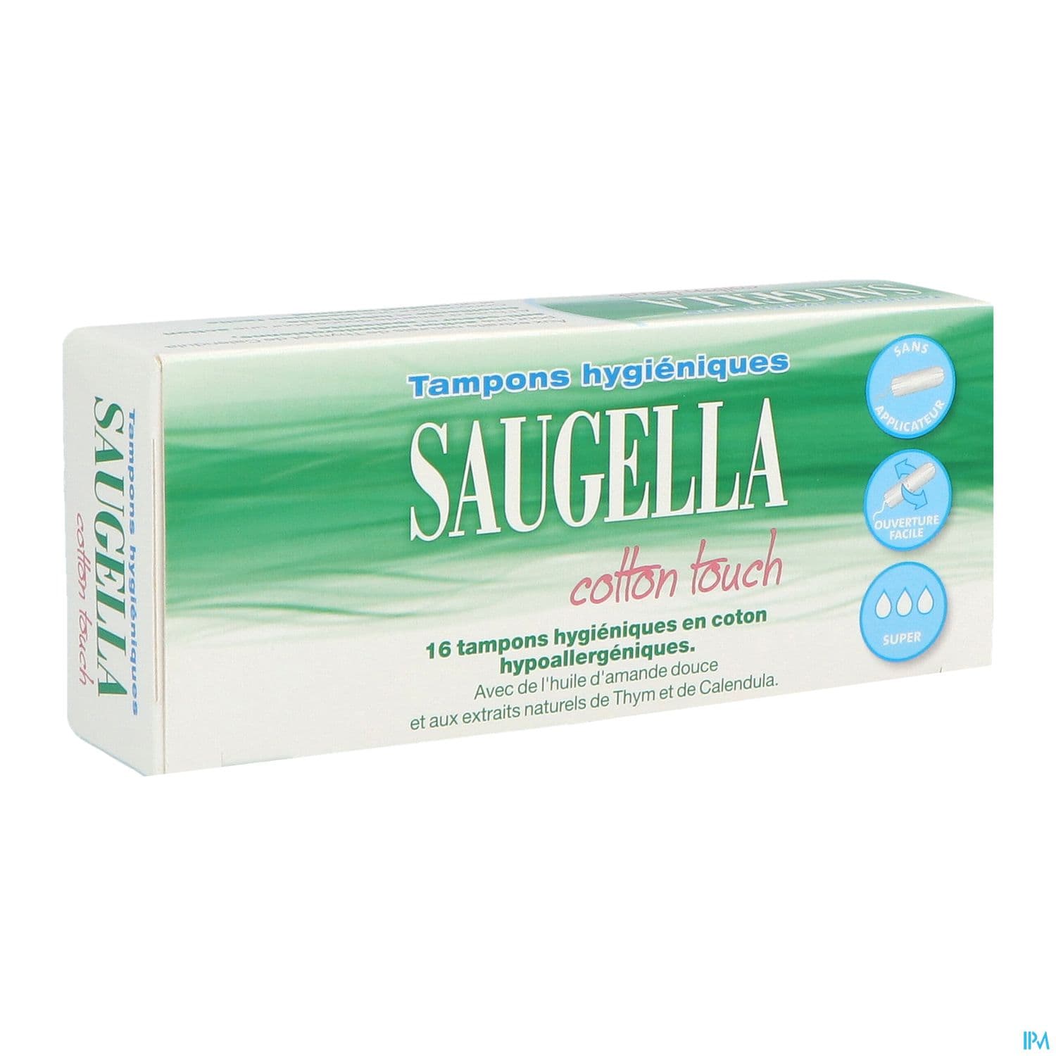 SAUGELLA COT TOUCH TAMP SUPER 16